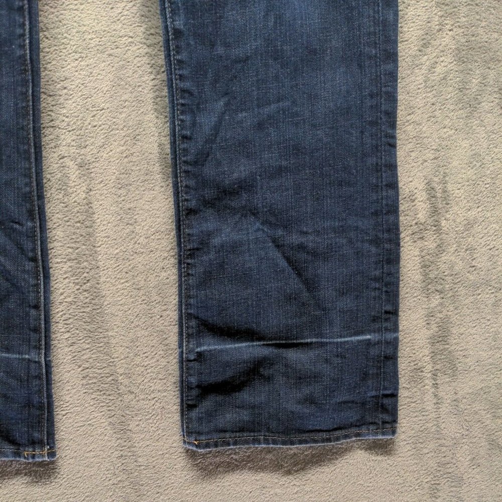 The Flirt Women Jeans Mid Rise Bootcut Leg Blue Dark Wash W:38 L:30 - Picture 9 of 16